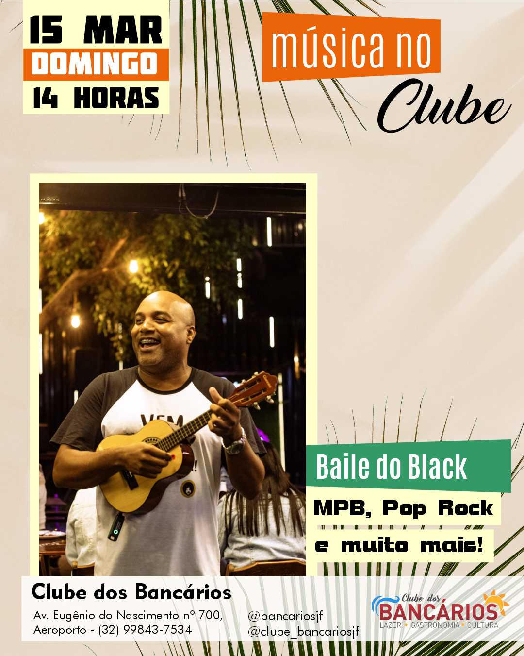 Baile do Black encerra a temporada de verão no Clube dos Bancários