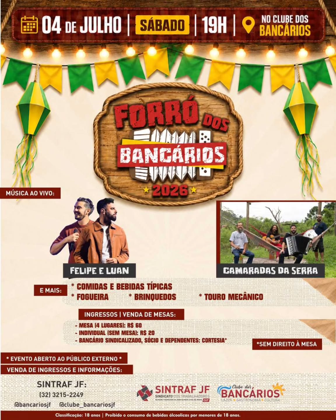 Forró dos Bancários 2026